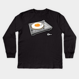 The Art of Egg Scratching Kids Long Sleeve T-Shirt